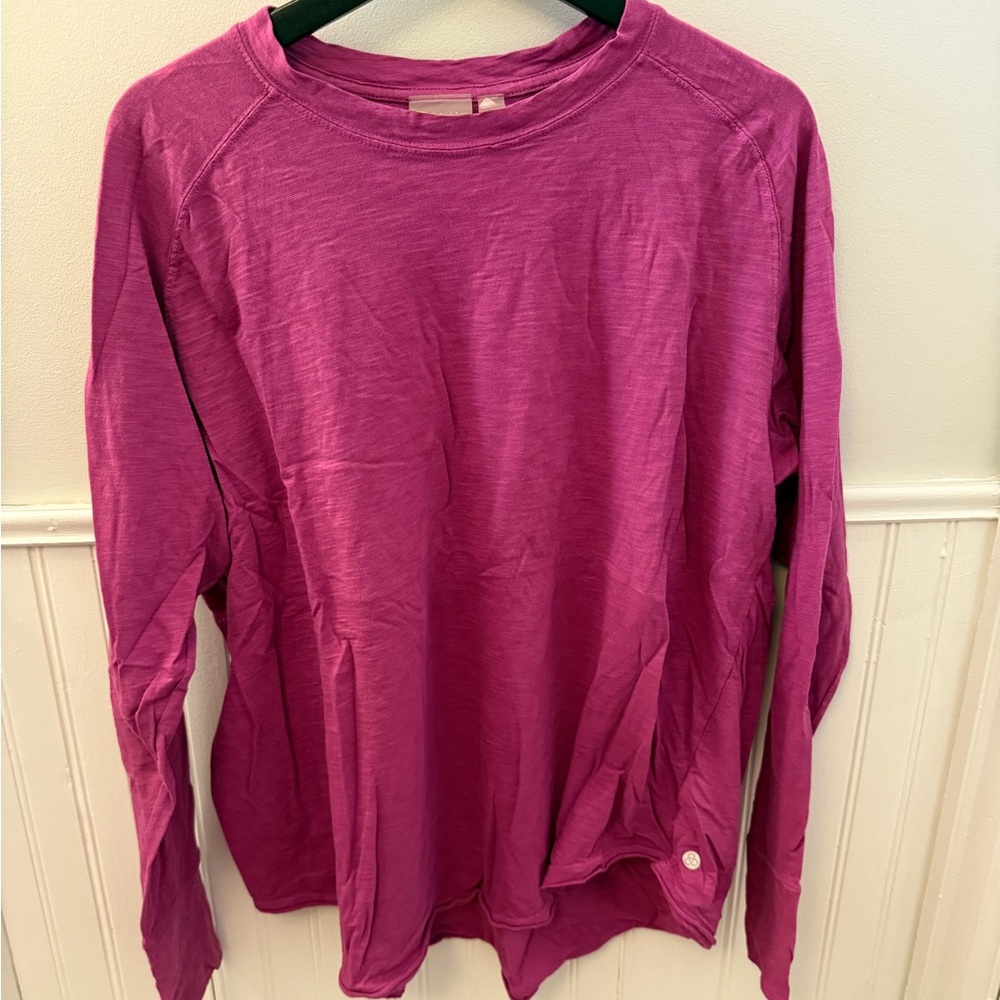 Zella Relaxed Long Sleeve - Slub Jersey